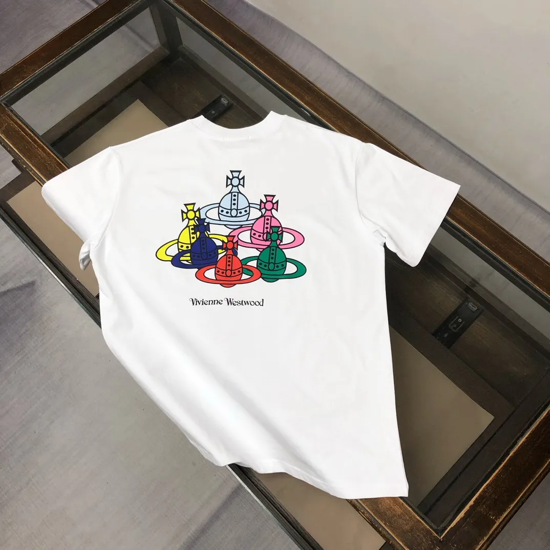 💥 Vivienne Westwood/ · New Arrival T ！ Premium ， ！ ！ ！ ！ ！ Breathable ！ ， 。 ： Cream White Black Sizes：M-3XL （ ）